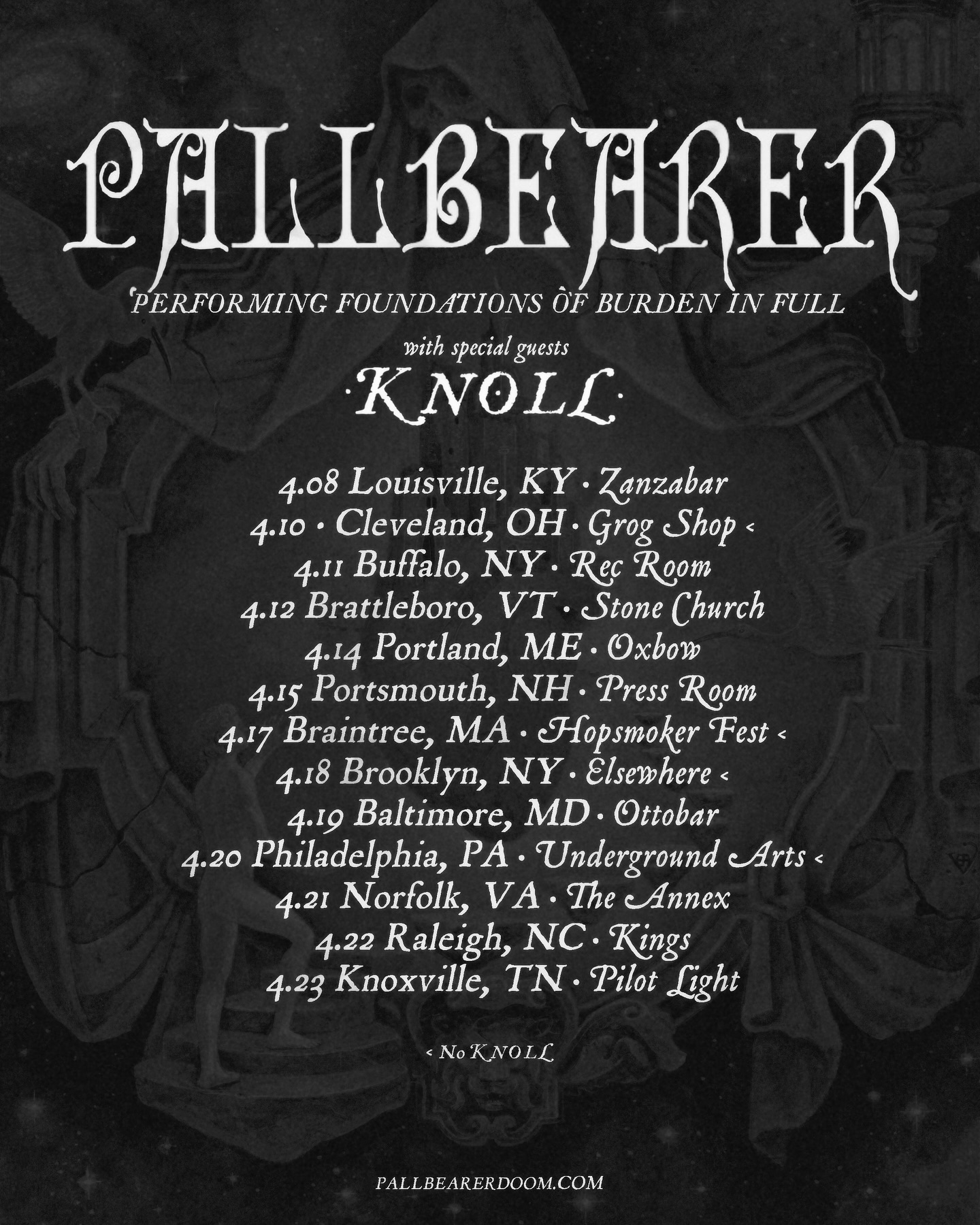 Knoll Tour Poster 2026